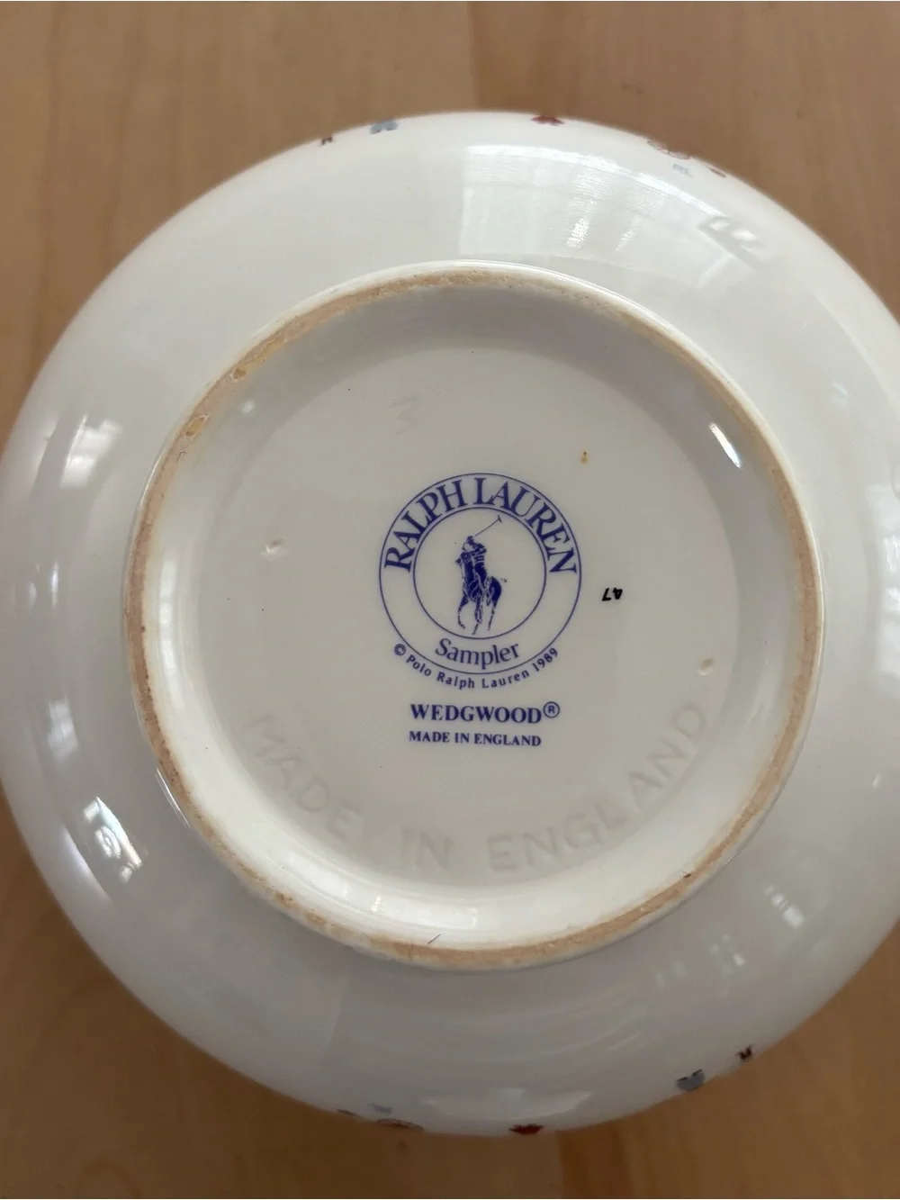 RALPH LAUREN Wedgwood Sampler Teapot. 1989. See Photos for Details. Pre-owned.
